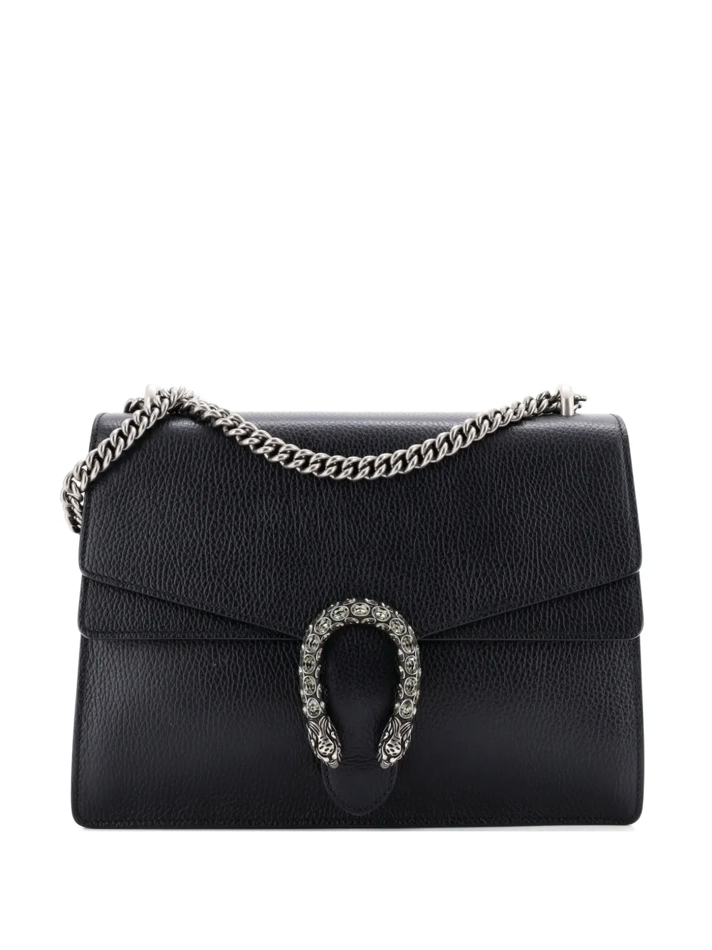 Gucci Pre-Owned Dionysus Bag Leather Medium shoulder bag - Nero