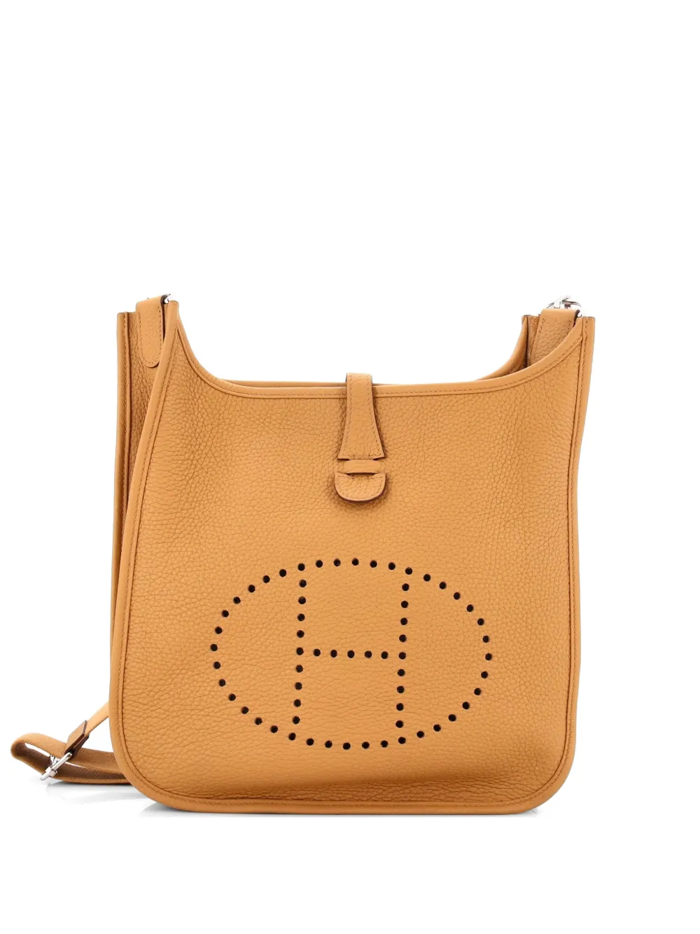 Hermès Pre-Owned Evelyne Bag Gen III Clemence PM crossbody bag - Marrone