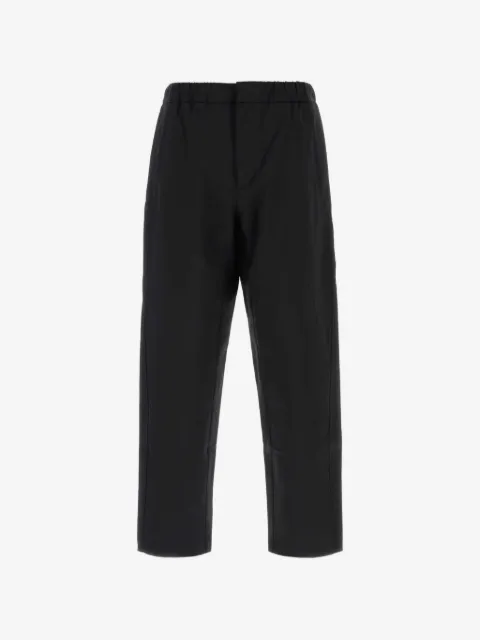 Herno elasticated-waistband trousers