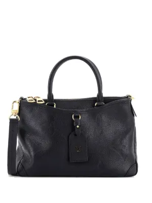 Louis Vuitton Pre-Owned 2017 Lockme Leather Tote Bag | Black