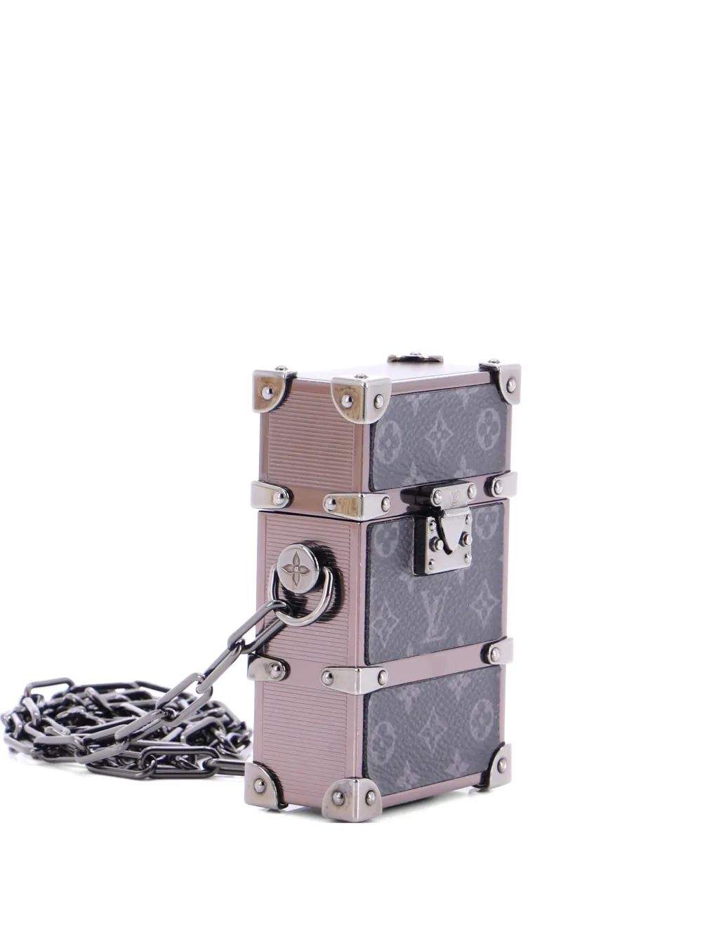 Louis Vuitton Pre-Owned Trunk Box Pouch Monogram Eclipse Canvas crossbody bag - Nero