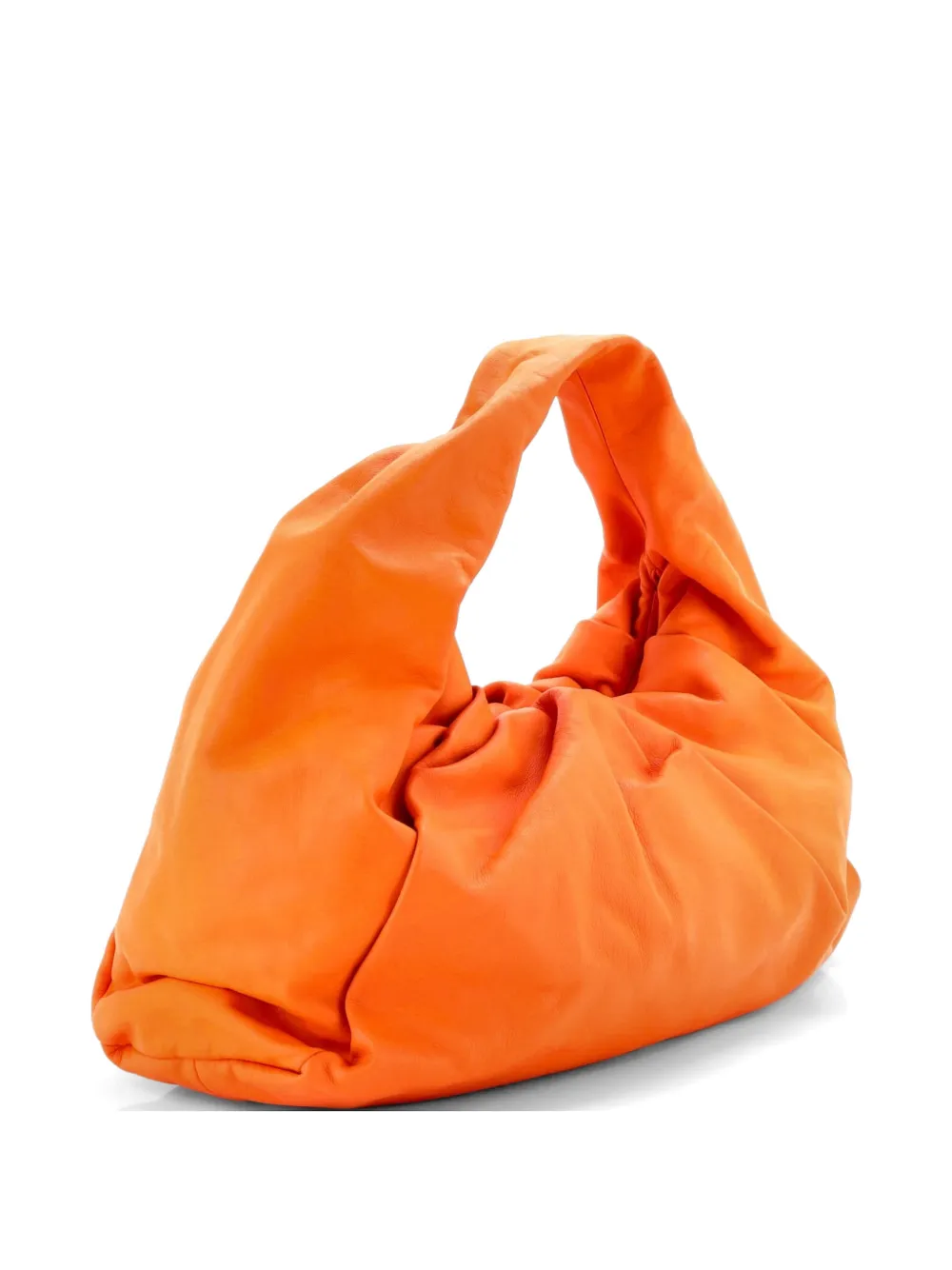 Bottega Veneta Pre-Owned The Shoulder Pouch Leather Maxi hobo bag - Orange