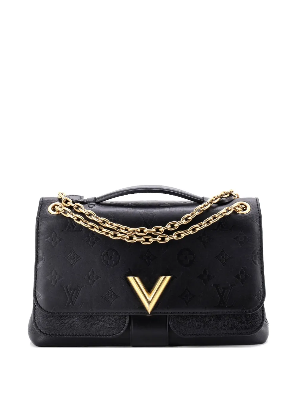 Louis Vuitton Pre-Owned Very Chain Bag Monogram Leather shoulder bag - Nero