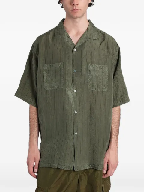 Comme des Garçons Homme pinstripe short-sleeve shirt