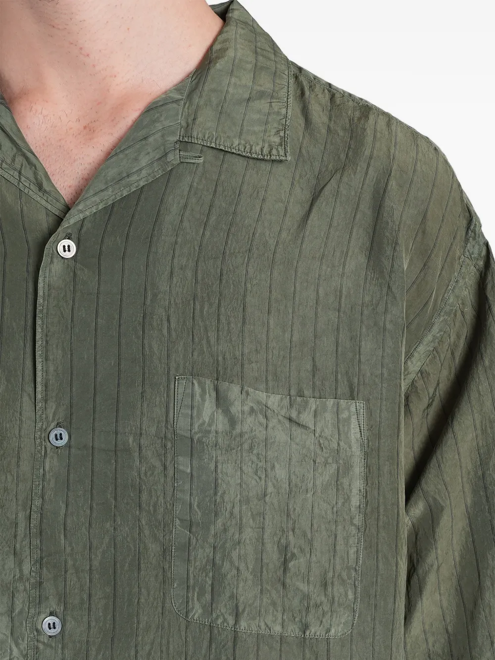 Comme des Garçons Homme Overhemd met korte mouwen Groen