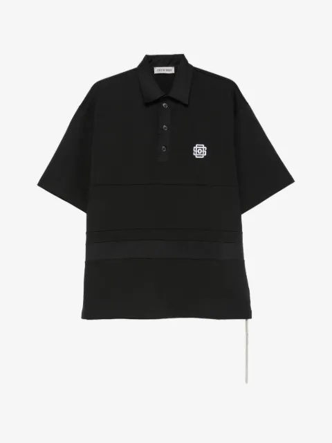 STATE OF ORDER logo-embroidered polo shirt