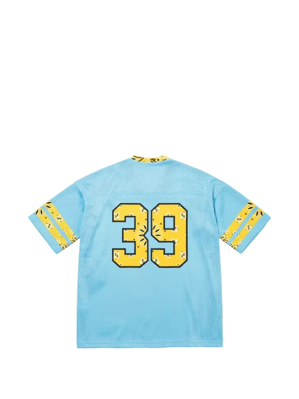 Supreme Bandana Football T-shirt | Blue | FARFETCH JO