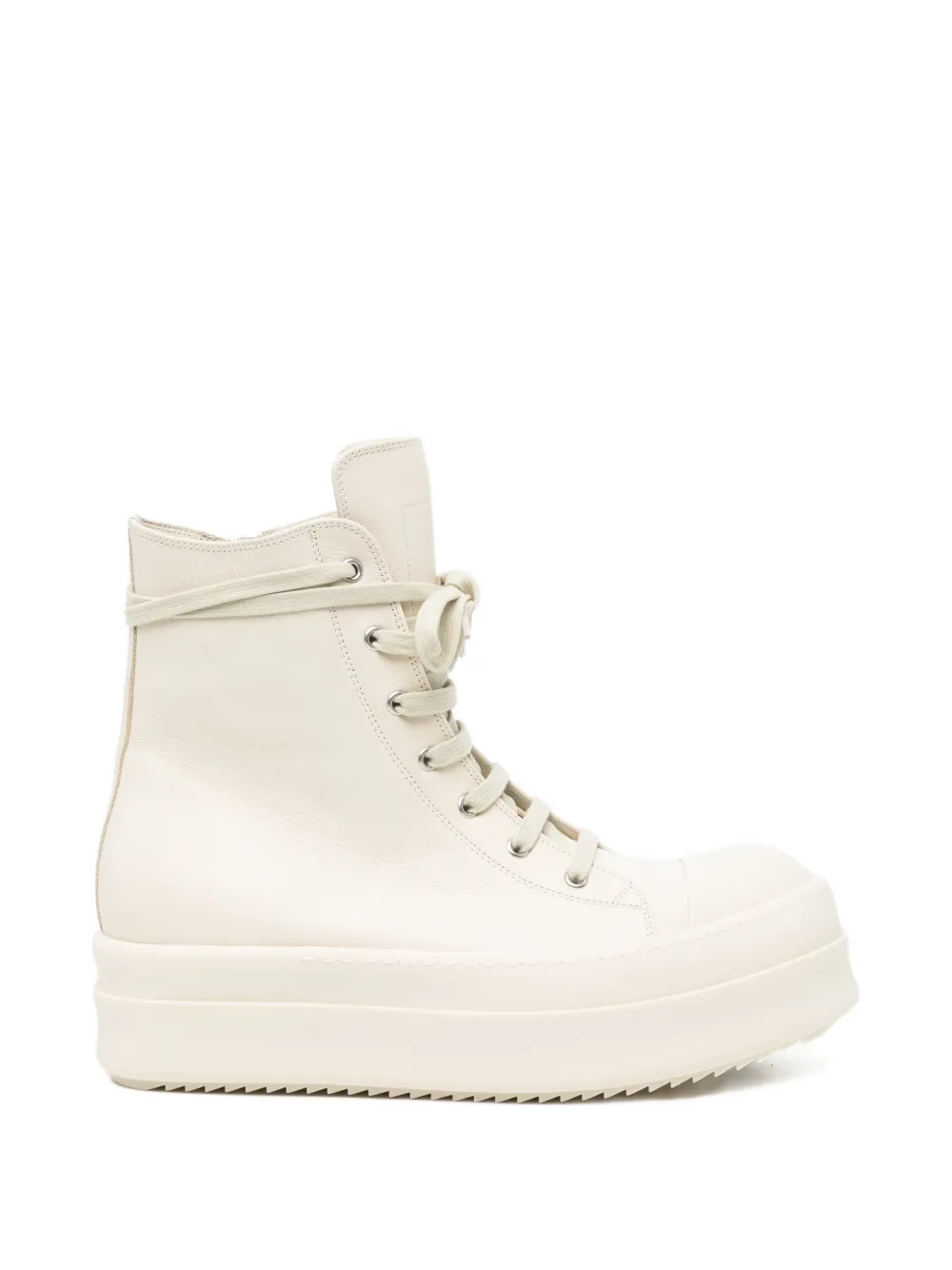 Rick Owens lace-up platform sneakers - White