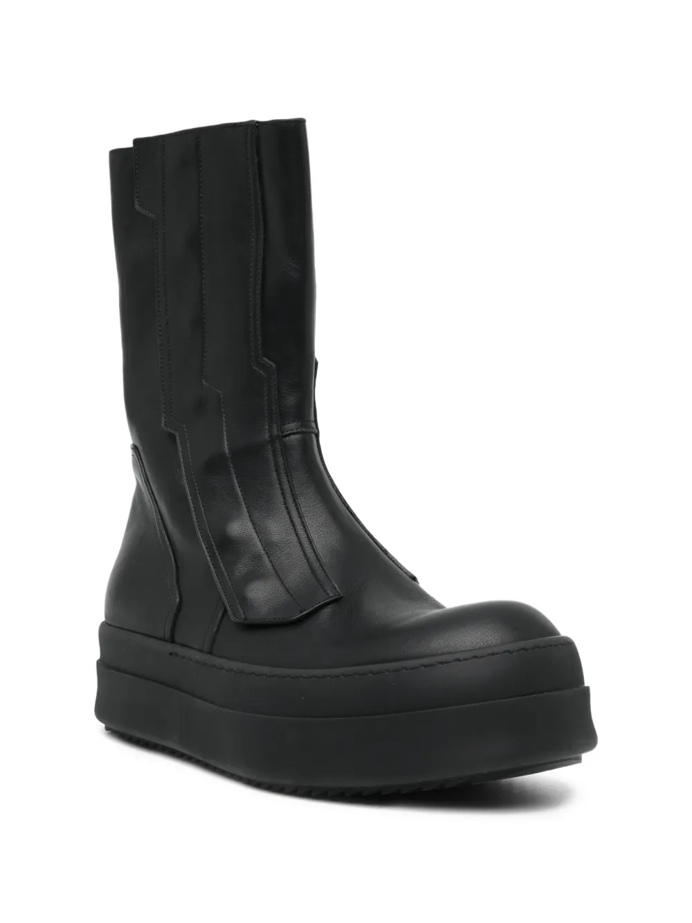  Rick Owens Botas Con Paneles - Negro 