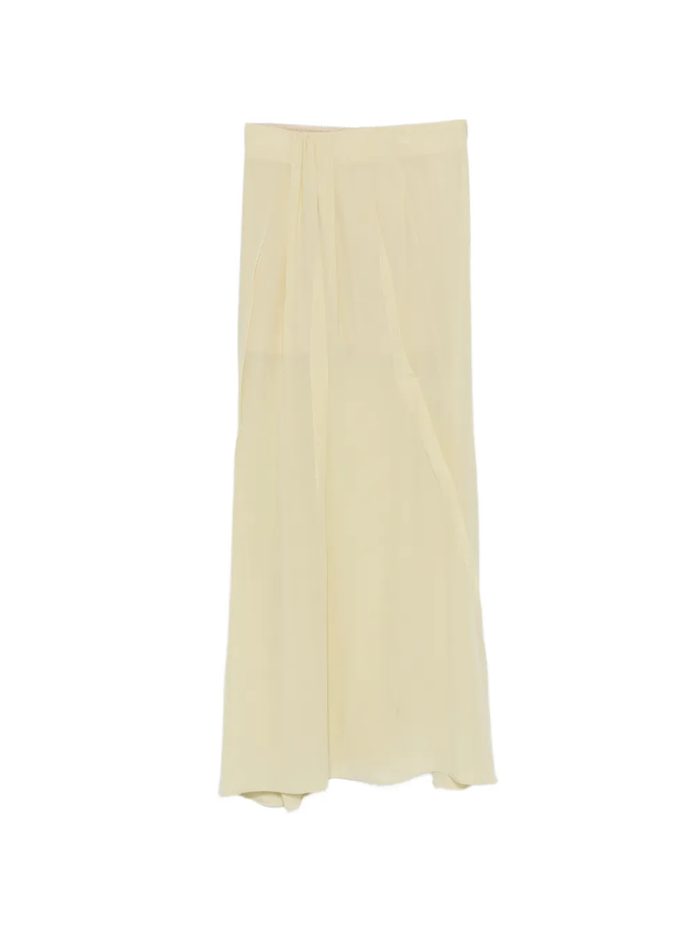 Alysi silk maxi skirt - Giallo