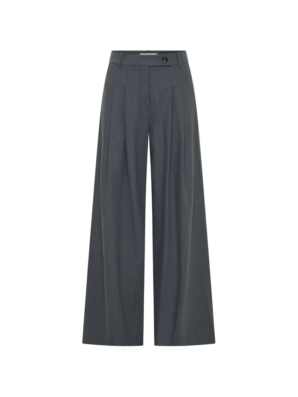 Anna Quan Luka Hose mit Falten - Grau