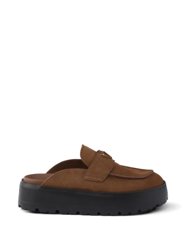 prada nubuck mules
