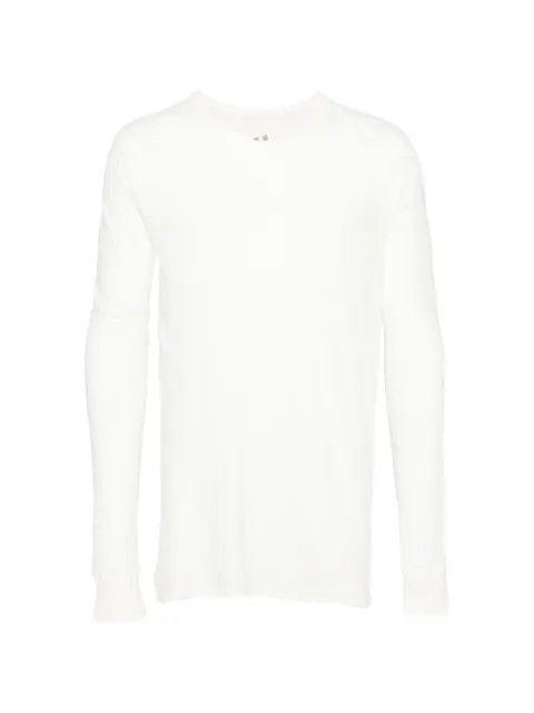 Rick Owens raw-edge long-sleeve T-shirt