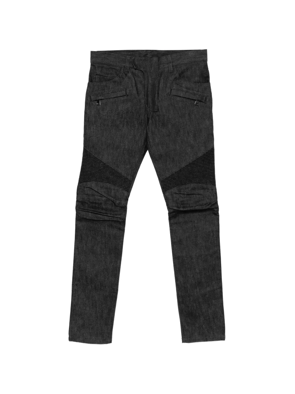 Balmain Biker panelled jeans - Schwarz