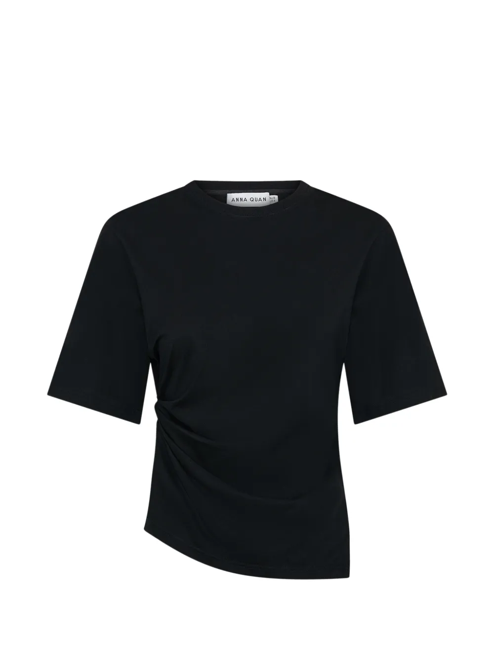 Anna Quan Cleo ruched T-shirt - Schwarz