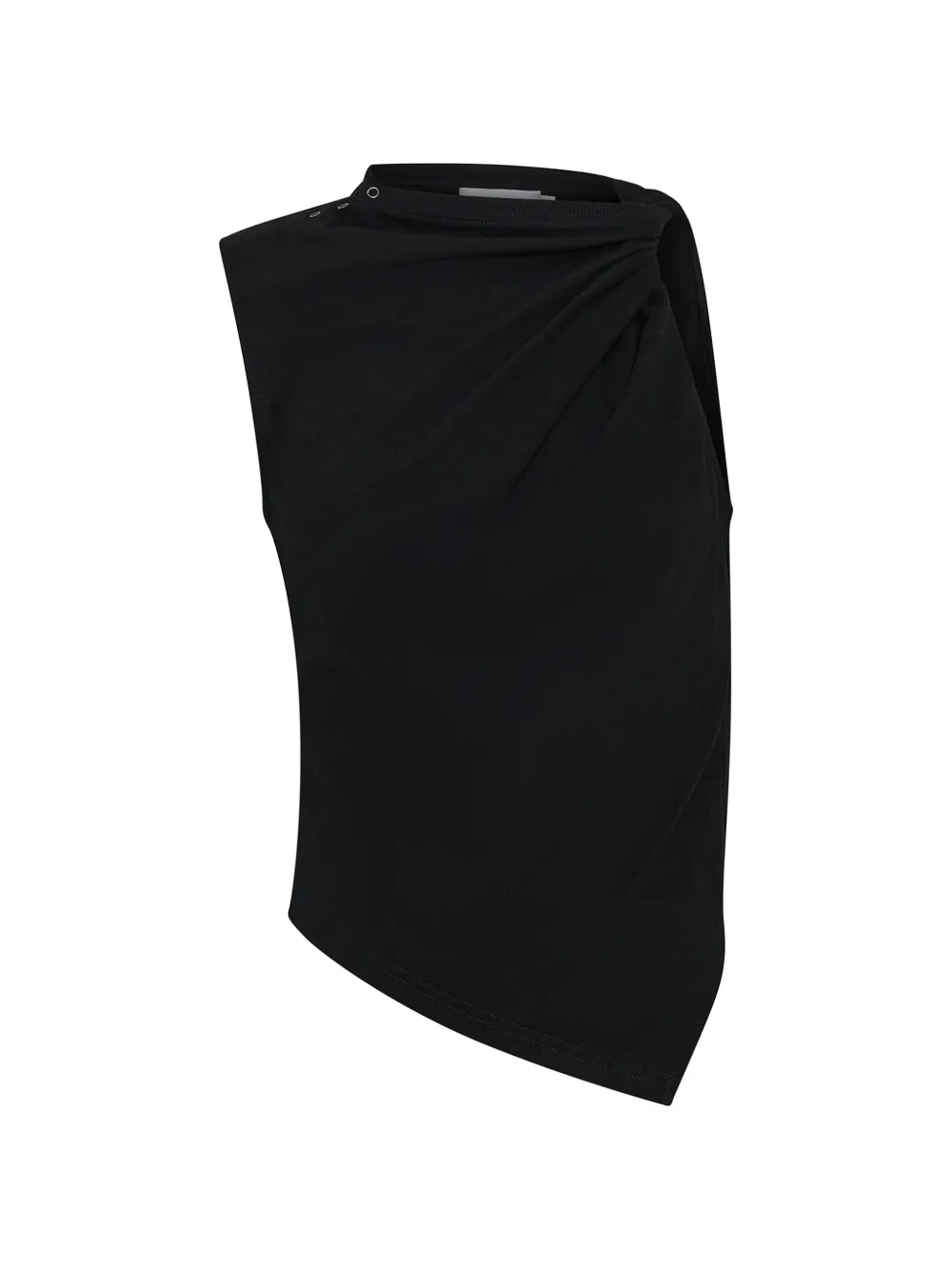 Anna Quan Celia draped top - Schwarz