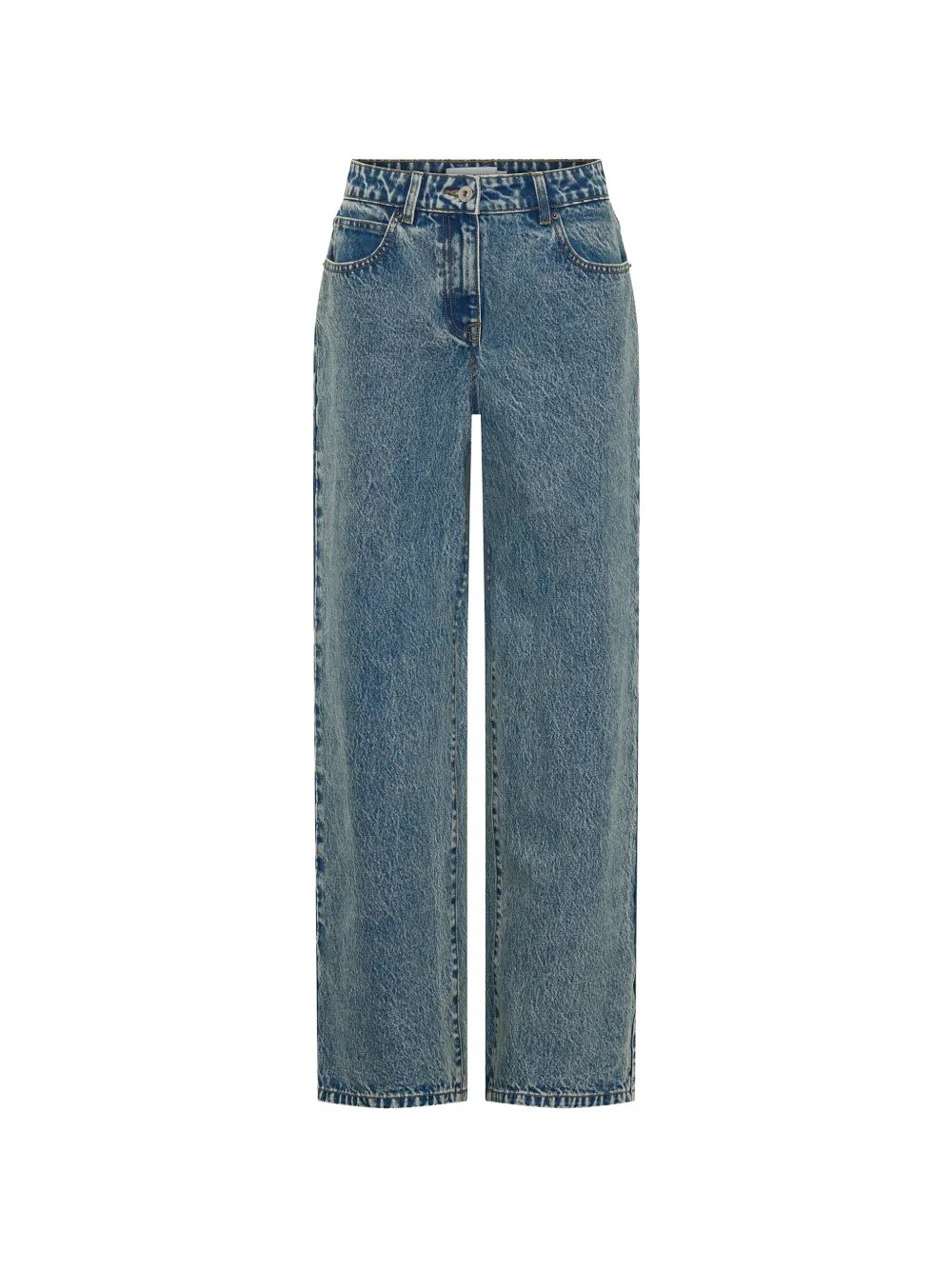 Anna Quan Carlo Wide-Leg-Jeans - Blau