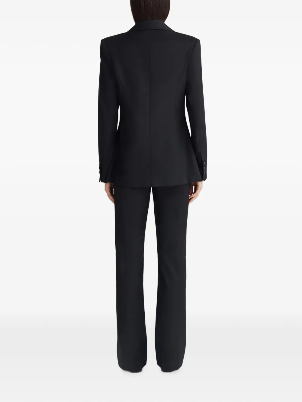 Anna Quan Archie blazer met enkele rij knopen Zwart