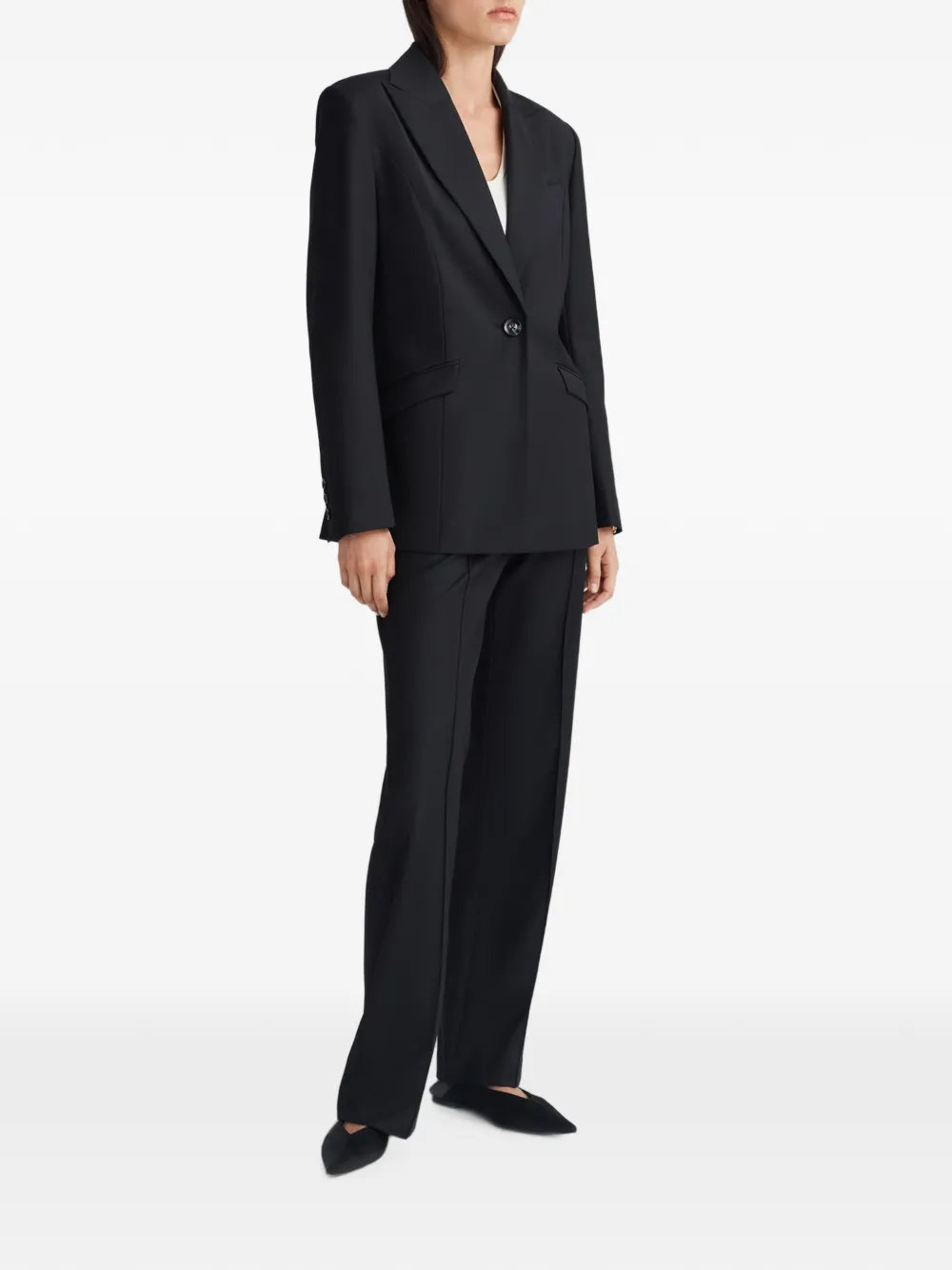  Anna Quan Blazer Archie Con Botones - Negro 