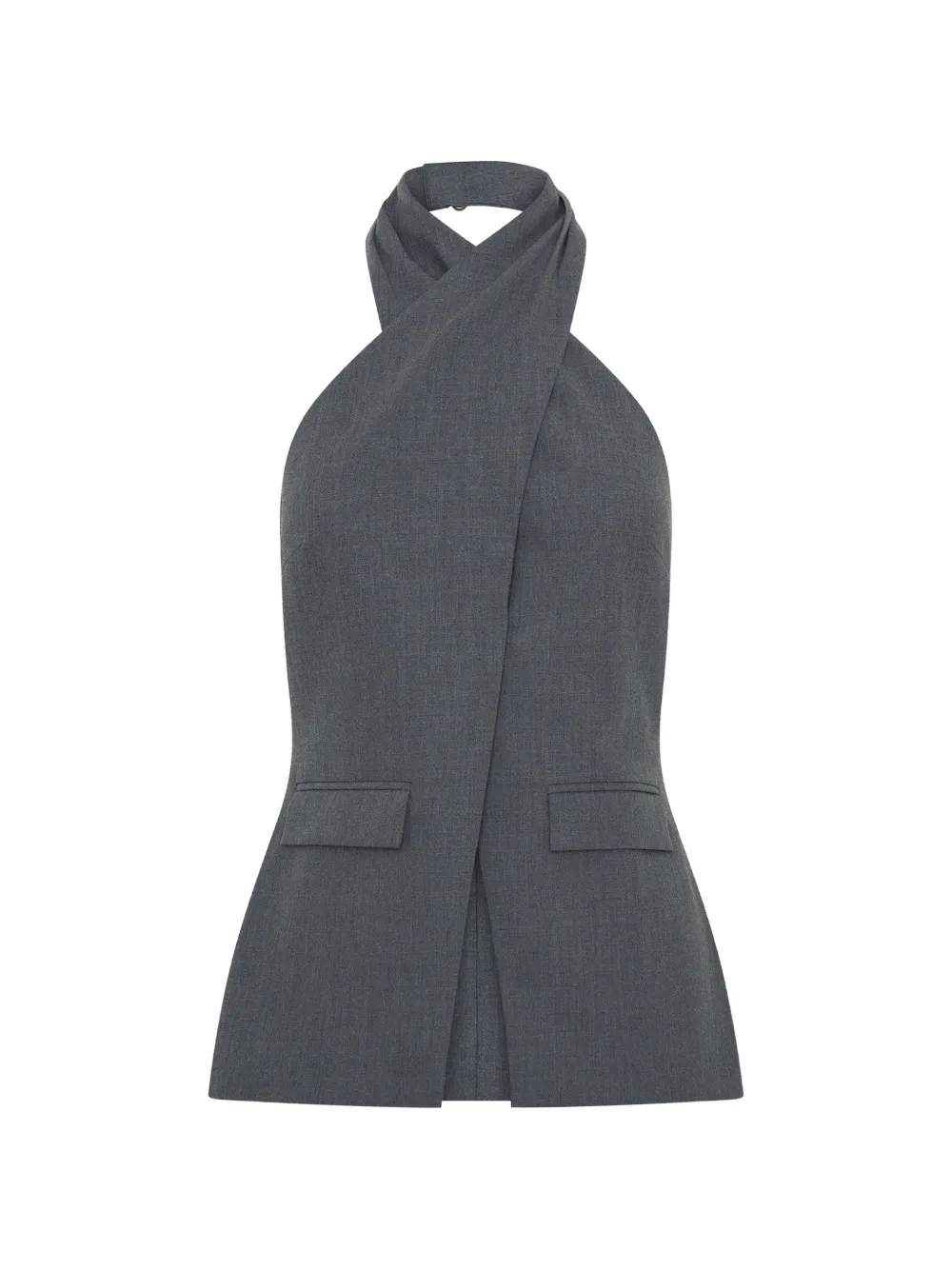 Anna Quan Camryn Neckholder-Top - Grau
