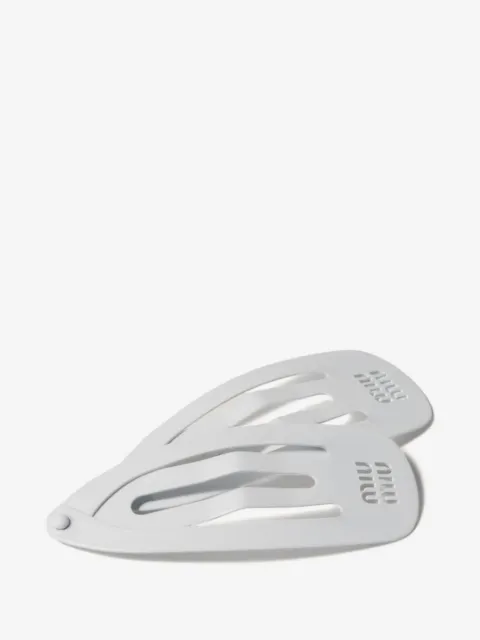 Miu Miu metal hair clips