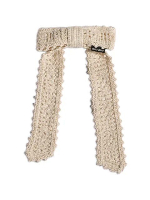 Miu Miu cotton hair clip