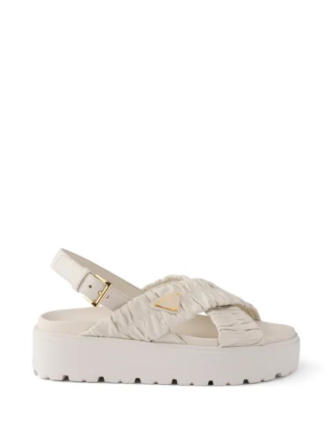 Prada フラットフォーム サンダル