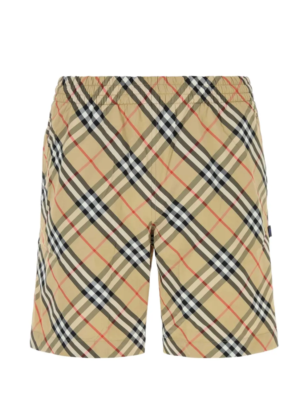 Burberry Check swimming shorts - Toni neutri