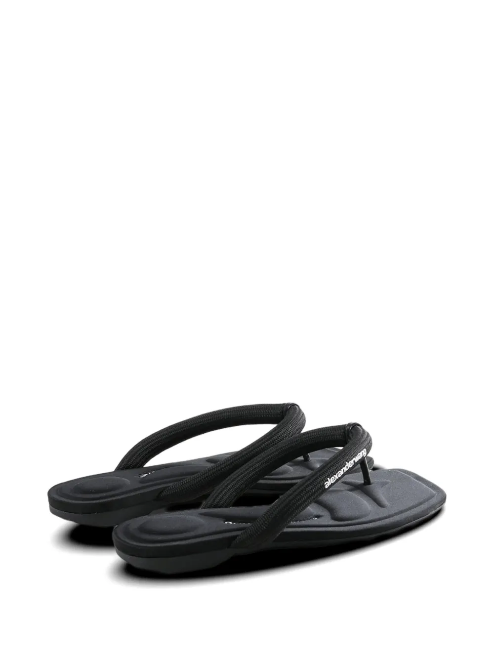 Alexander Wang Jenna sandalen met logoprint Zwart