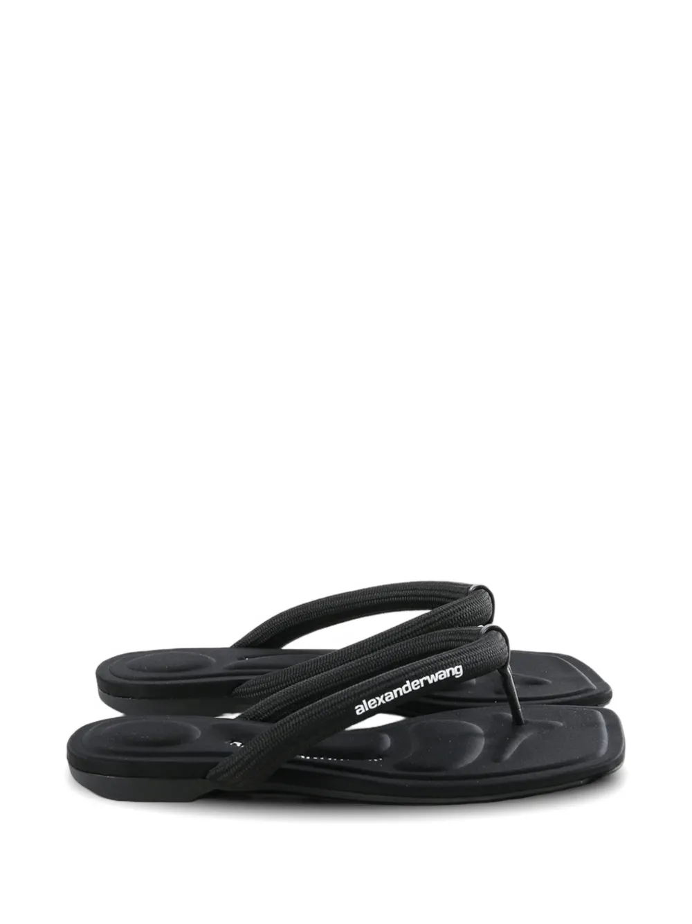 Alexander Wang Jenna sandalen met logoprint Zwart