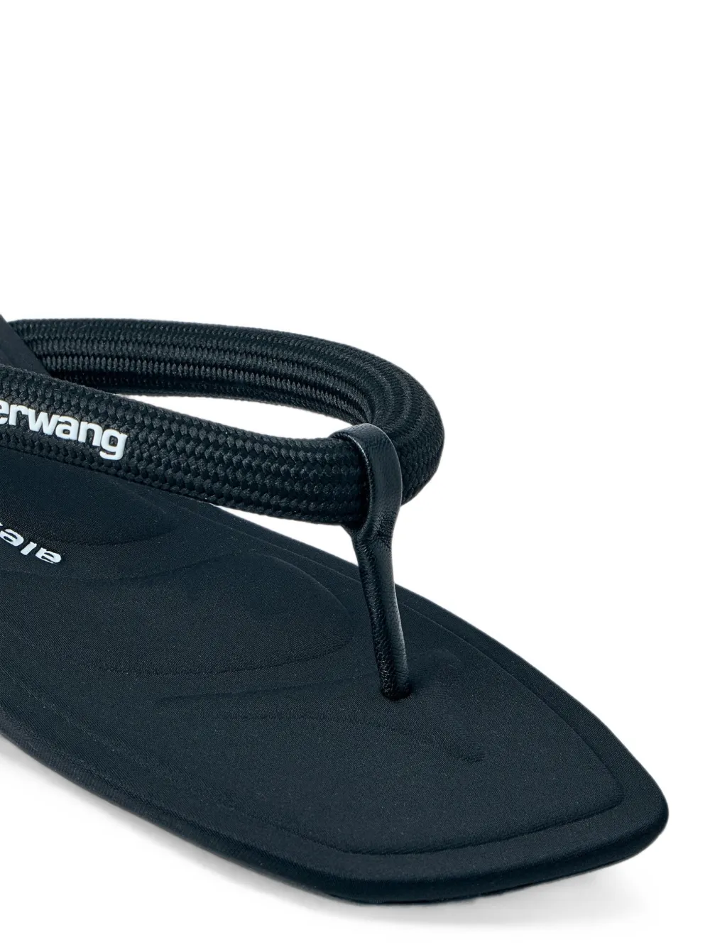 Alexander Wang Jenna platte sandalen met bandjes Zwart
