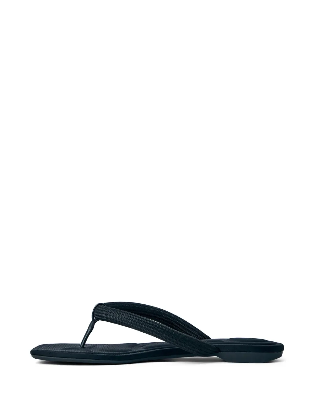 Alexander Wang Jenna Tubular Flat Thong Sandals | Black | FARFETCH