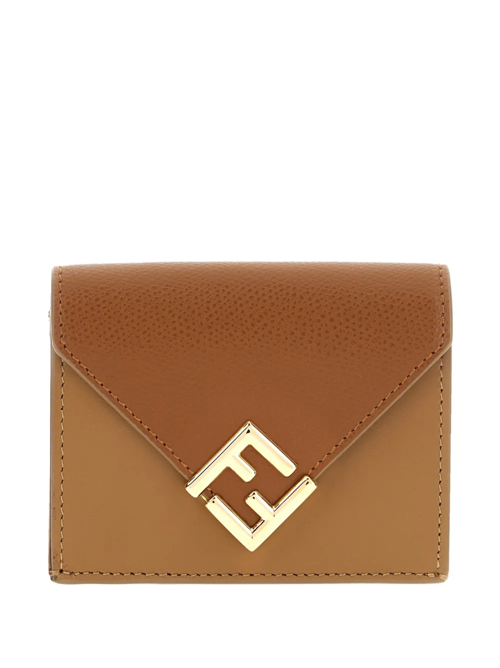 FENDI Sellier FF-logo wallet - Marrone