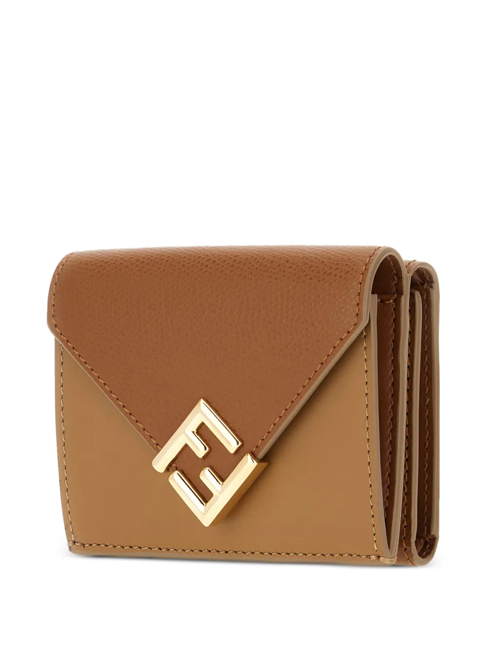 FENDI Sellier portemonnee met logo Bruin