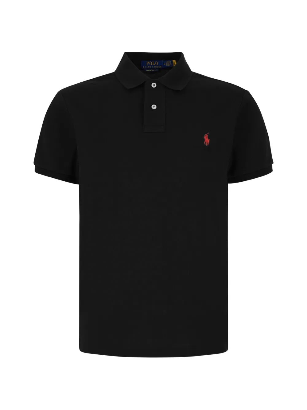 Polo Ralph Lauren logo-embroidered piqué polo shirt - Nero