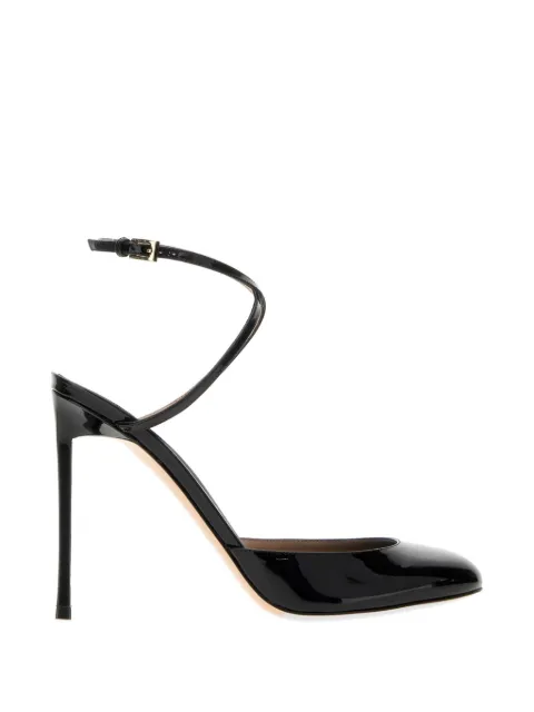 TOM FORD patent-leather ankle-strap pumps