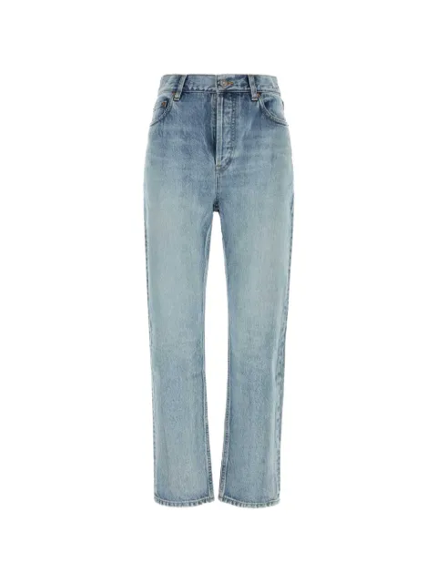Saint Laurent 90's high-rise cropped slim jeans
