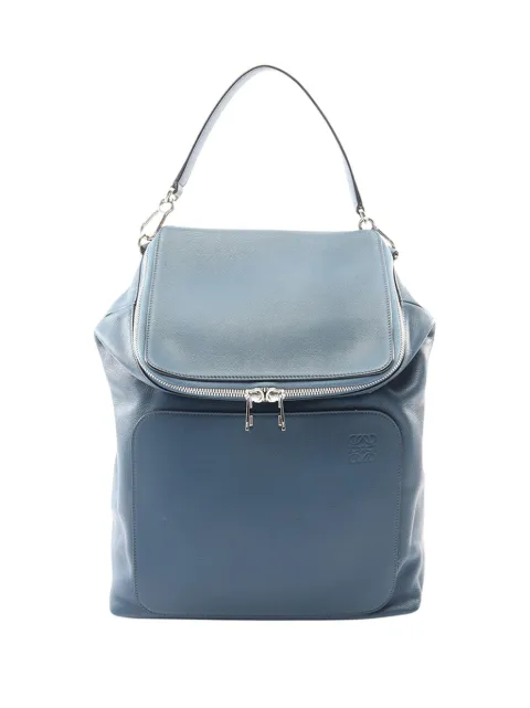 Loewe Pre-Owned 2010-2026 Leather Goya backpack