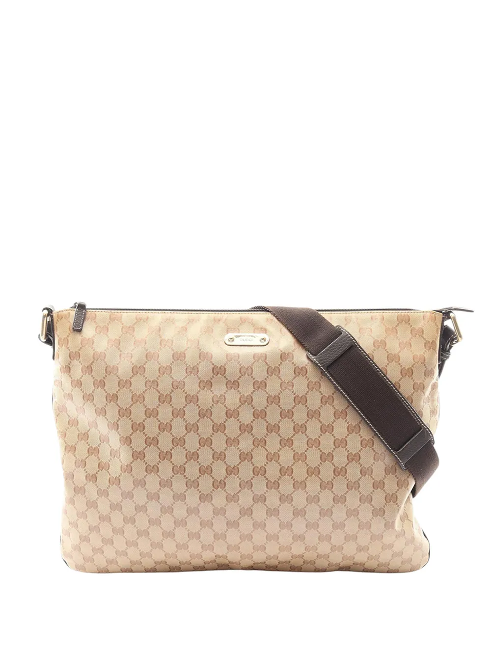 Gucci Pre-Owned 2000-2015 GG Crystal crossbody bag - Neutrals