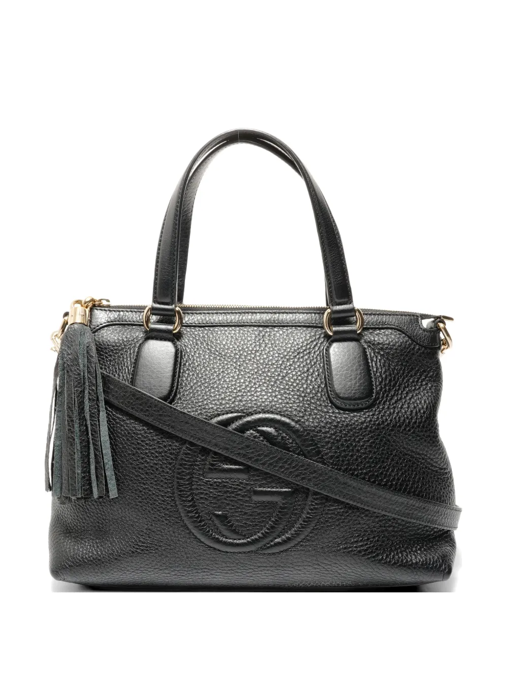 Gucci Pre-Owned 2000-2010s Soho tassel handbag - Nero