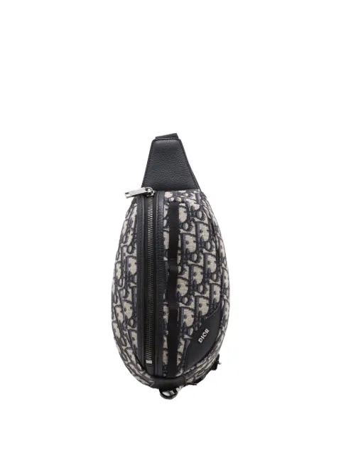 Christian Dior Pre-Owned 2020-2026 Oblique Canvas Scarab crossbody bag