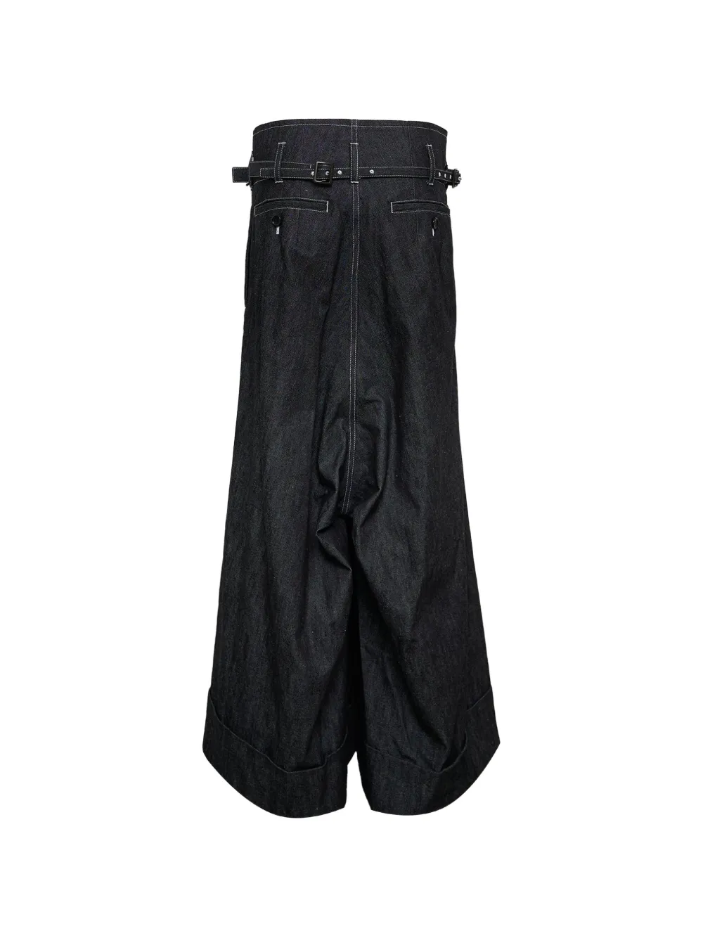  Junya Watanabe Jeans Con Risvolto - Nero 