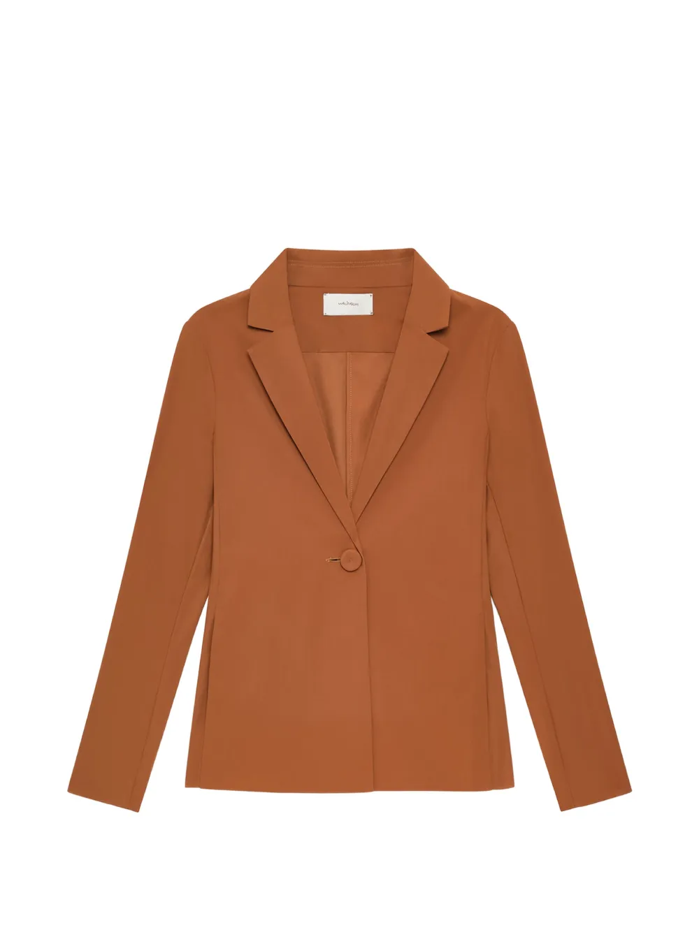 MALIPARMI soft jersey jacket - Marrone