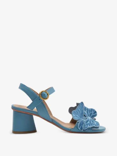MALIPARMI butterfly-appliqué sandals