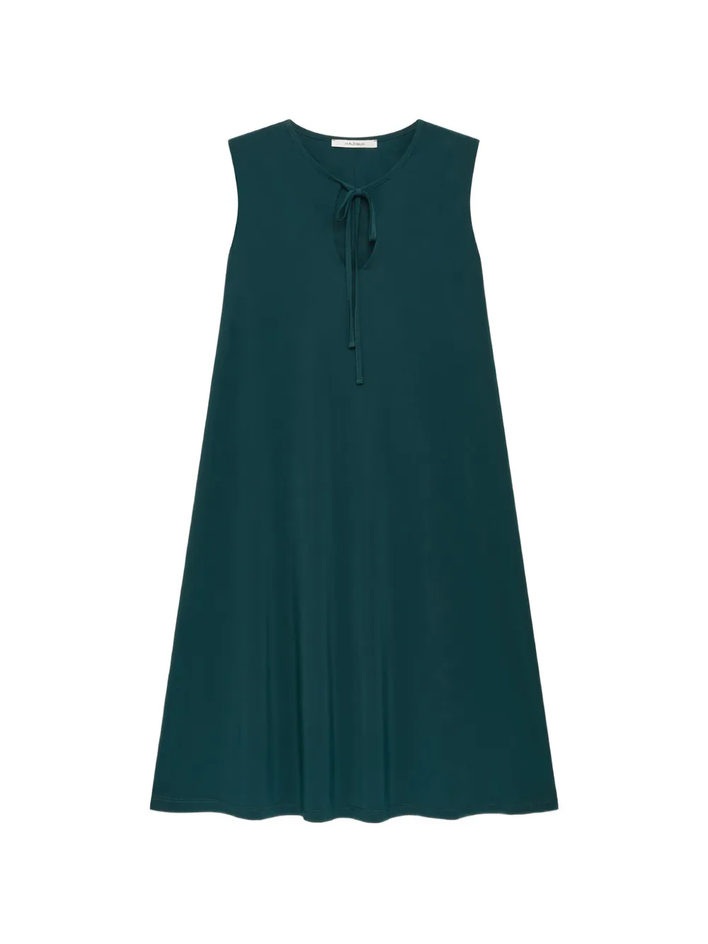 MALIPARMI keyhole-detail sleeveless dress - Verde