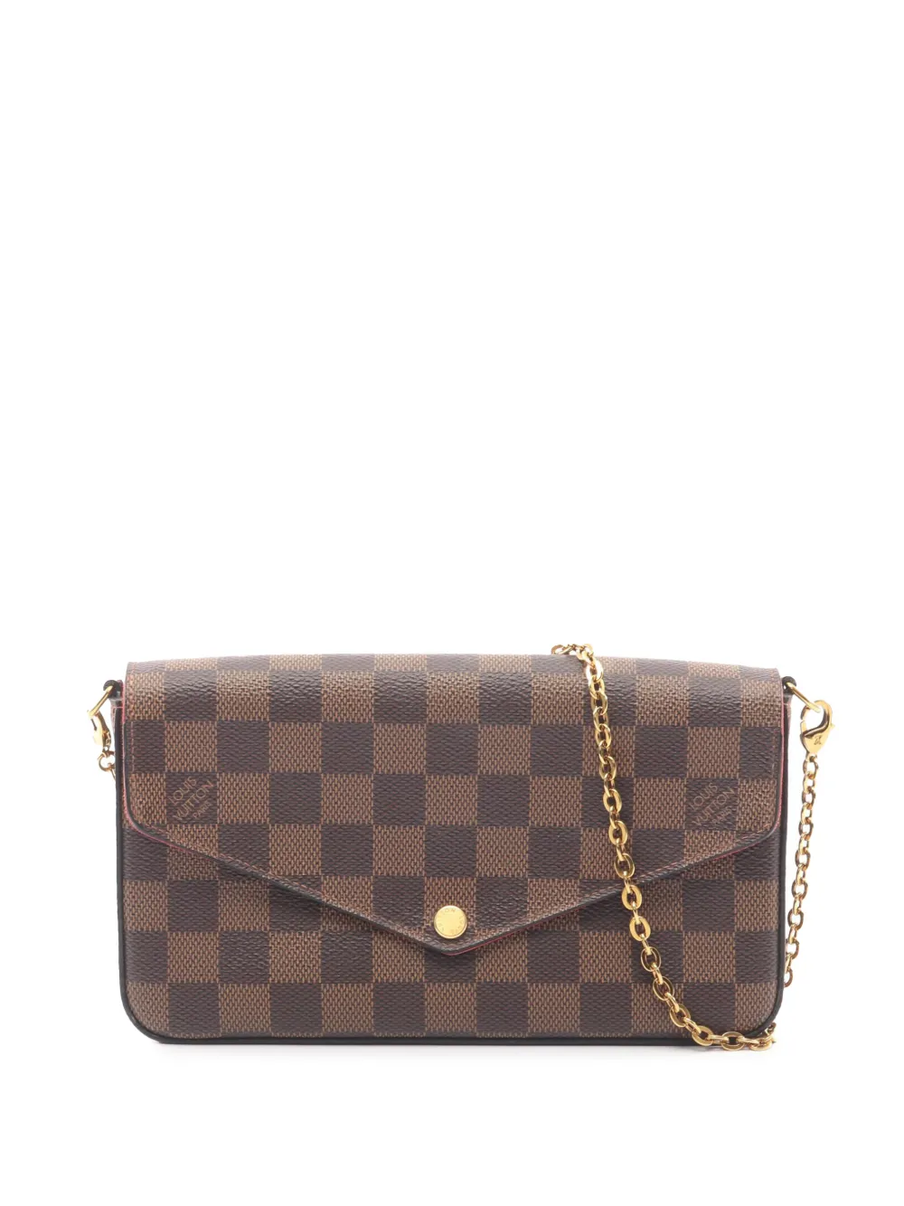 Louis Vuitton Pre-Owned 2019 Damier Ebene Pochette Felicie crossbody bag - Braun