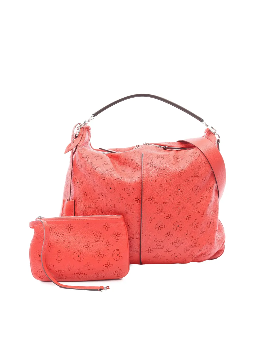Louis Vuitton Pre-Owned 2010 Monogram Mahina Selene MM satchel - Rot