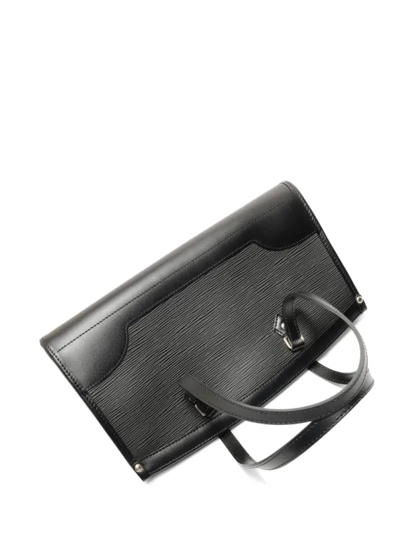 Louis Vuitton エピレザー ブラック ハンドバッグ mmサイズ Louis Vuitton Pre-Owned 2008 Epi Madeleine PM Shoulder Bag | Black