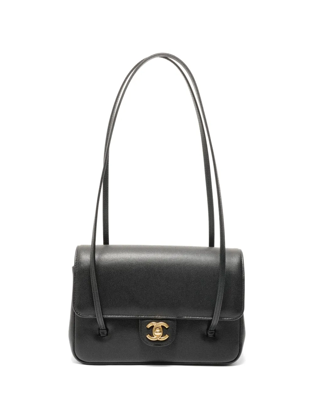 CHANEL Pre-Owned Preppy CC flap bag - Nero
