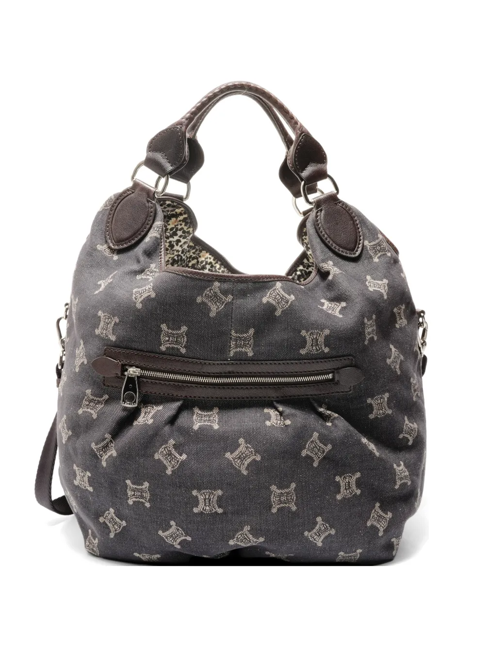 Celine Pre-Owned 2000-2010s Macadam denim handbag - Blue